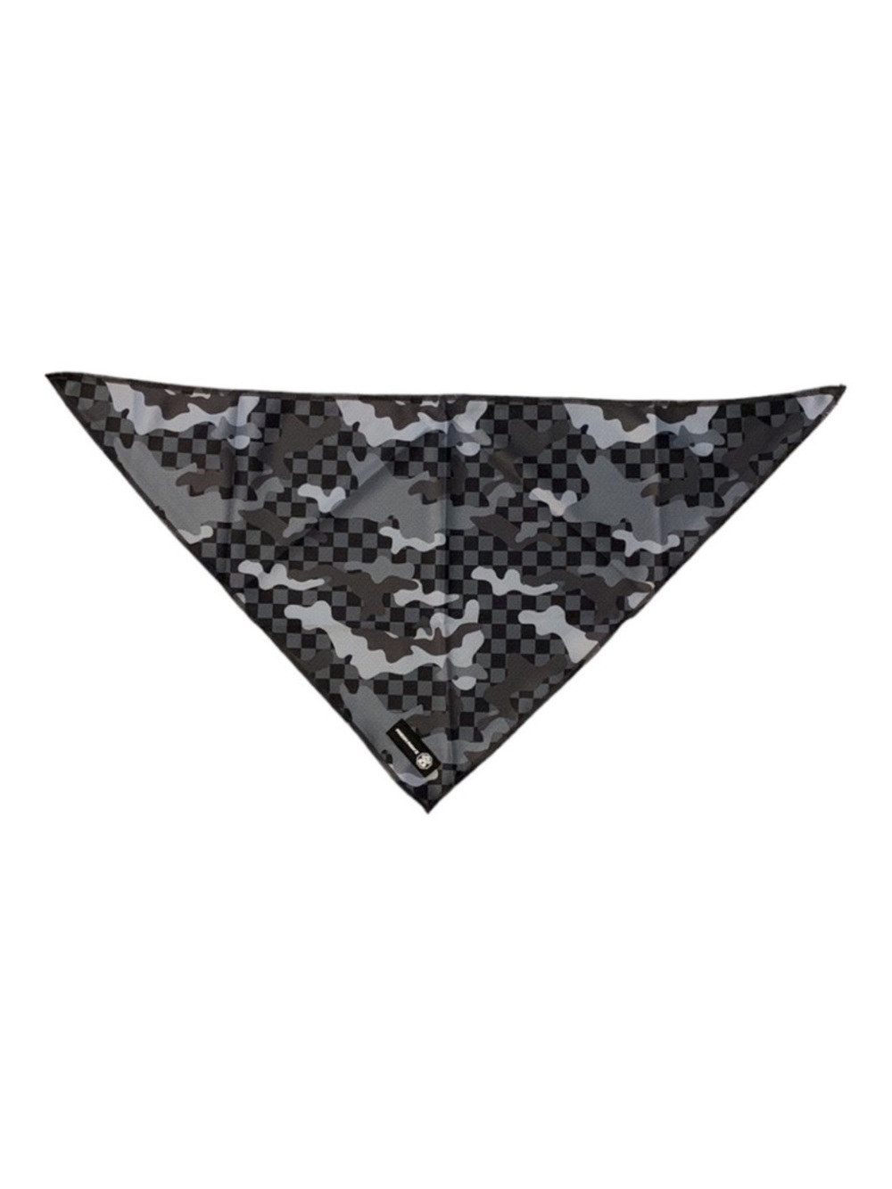 Fresh Pawz Checkerboard Camo Jersey Mesh Pet Cooling Bandana